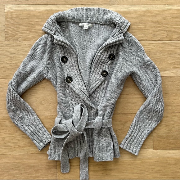 Banana Republic Sweaters - Banana Republic Gray Double-Breasted Cardigan